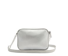 Bolsa Tiracolo Pequena Essencial Prata