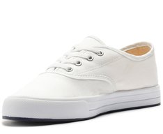 Tênis Sola Texturizada Livia Com Listra Branco