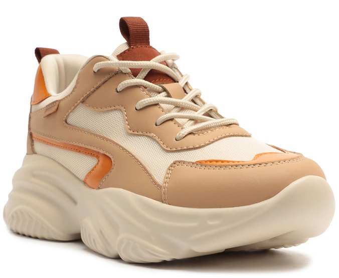 Tênis Chunky Monocromático Marrom