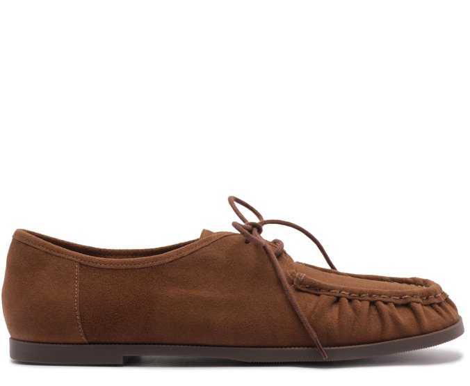 Mocassim Tradicional Com Amarração Marrom