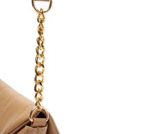 Bolsa Tiracolo Pequena Matelassê Flufy Bege