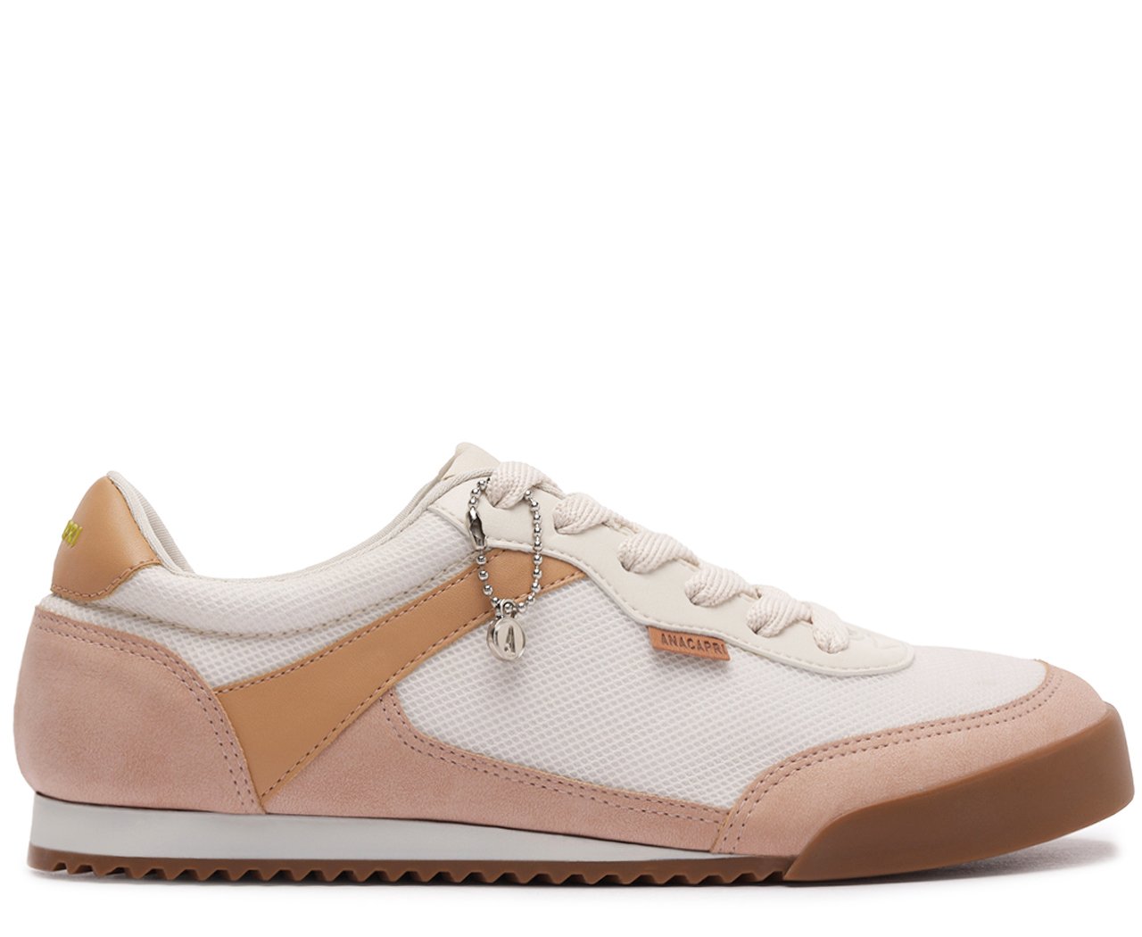 Tênis Lucy Multicolorido Bege | Anacapri