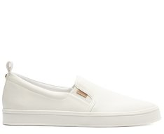 Tênis Slip On Liso Branco