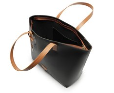 Bolsa Shopping Grande Cápsula Metal Preta