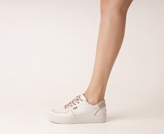 Tênis Pespontos Marrom Ayla Branco