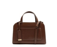 Bolsa Tote Média Tressê Marrom