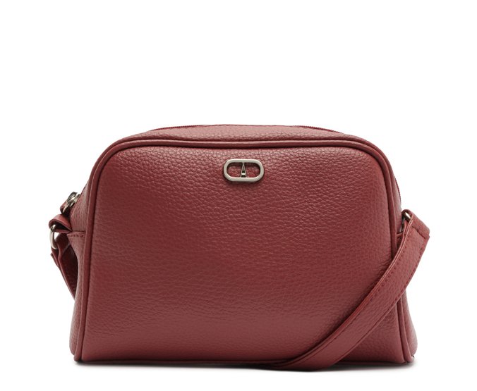 Bolsa Tiracolo Média Camera Rosa