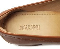 Mocassim Salto Bloco Loafer Marrom
