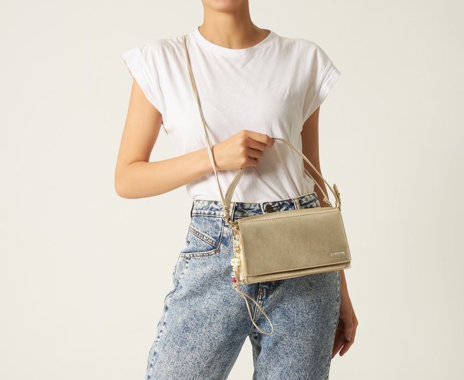 matt and nat triplet crossbody bolsa