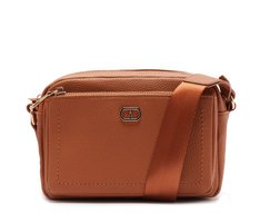 Bolsa Tiracolo Média Floater Gorgurão Marrom