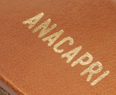 Sandália Tiras Pespontos Couro Salto Marrom