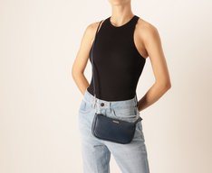 Bolsa Tiracolo Média Fun Azul