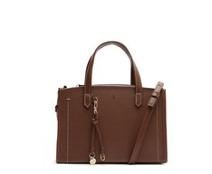 Bolsa Tote Média Estruturada Marrom