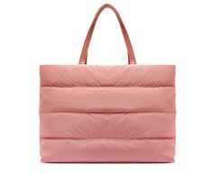 Bolsa Shopping Rosa Grande Fluffy Nylon