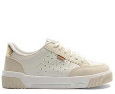 あんぶ Tênis Sola Urban Furinhos Branco e Bege | Anacapri