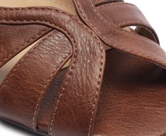 Sapatilha Slingback Destroyed Boho Marrom