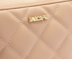 Bolsa Tiracolo Média Metalassê Triangular Rosa