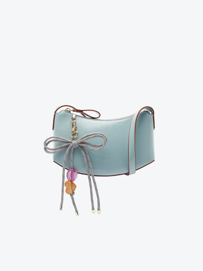Bolsa Tiracolo Pequena Gummy Azul