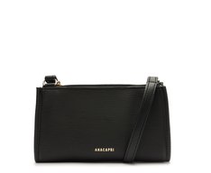 Bolsa Tiracolo Pequena Quadrada Preta