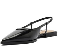 Sapatilha Slingback Carrie Preta