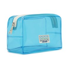 Necessaire Média Translúcida Sundown Azul