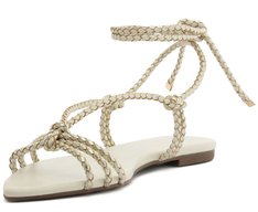 Rasteira Boho Chic Branca