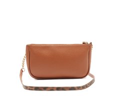 Bolsa Tiracolo Pequena Mix Marrom