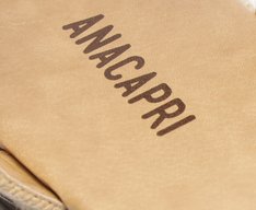 Sandália Espadrille Amarração Natural Branca e Bege