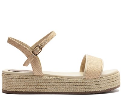 Salto Plataforma Sandalia Plataforma De Palha Sandália Salto