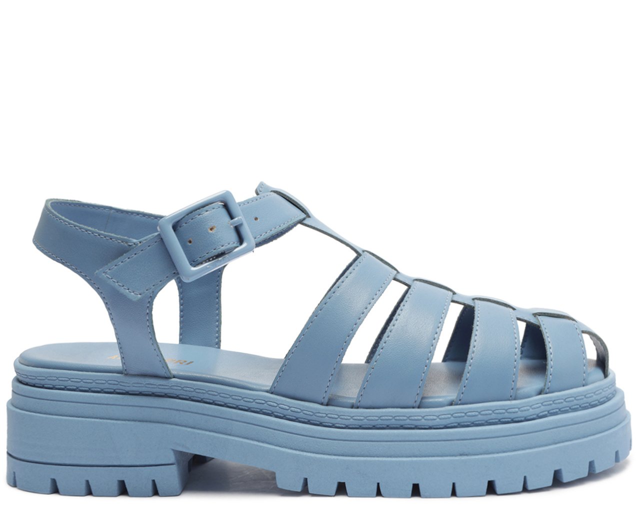 Sandalia tratorada azul store