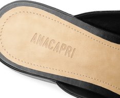 Mule Salto Bloco Loafer Preta