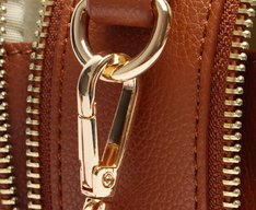 Bolsa Tiracolo Média Alça Redonda Marrom