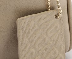 Bolsa Tiracolo Pequena Duetto Branca
