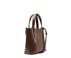 Bolsa Tote Média Madri Chaveiro Marrom