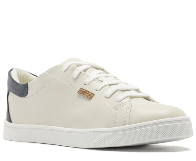 Tênis Clean Bege e Azul