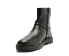 Bota Cano Curto Bold Triângulo Metálico Preta
