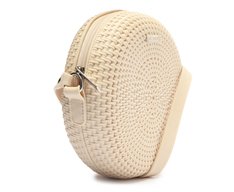 Bolsa Crossbody Redonda Branca Veneza