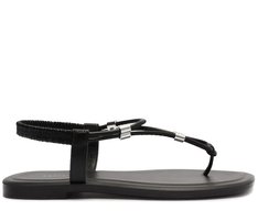 Sandália Slim Elástico Comfy Preta