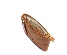 Bolsa Tiracolo Média Matelassê Zig Marrom