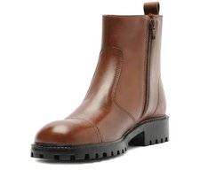 Bota Tratorada Couro Marrom Cinnamon