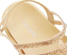 Papete Gladiadora Anatômica Glam Bege