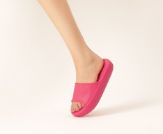 Chinelo Nuvem Texturizado Injetado Rosa