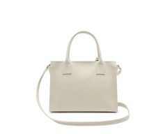 Bolsa Tote Média Pespontos Branca