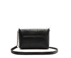 Bolsa Tiracolo Pequena Acolchoada Preta