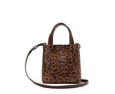 Bolsa Tote Média Madri Chaveiro Animal Print