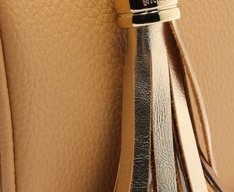 Bolsa Tote Média Arredondada Bege