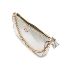 Bolsa Tiracolo Pequena Corrente Prata