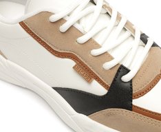 Tênis Sporty Multineutro Branco Detalhe Preto