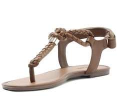 Sandália Slim Chicote Marrom