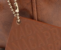 Bolsa Tiracolo Pequena Duetto Marrom